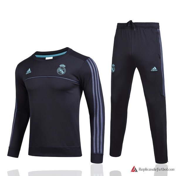 Chandal Real Madrid 2017-2018 Negro Verde